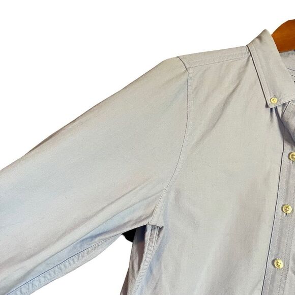 L.L. Bean light blue 100% cotton button down shirt - Picture 7 of 11